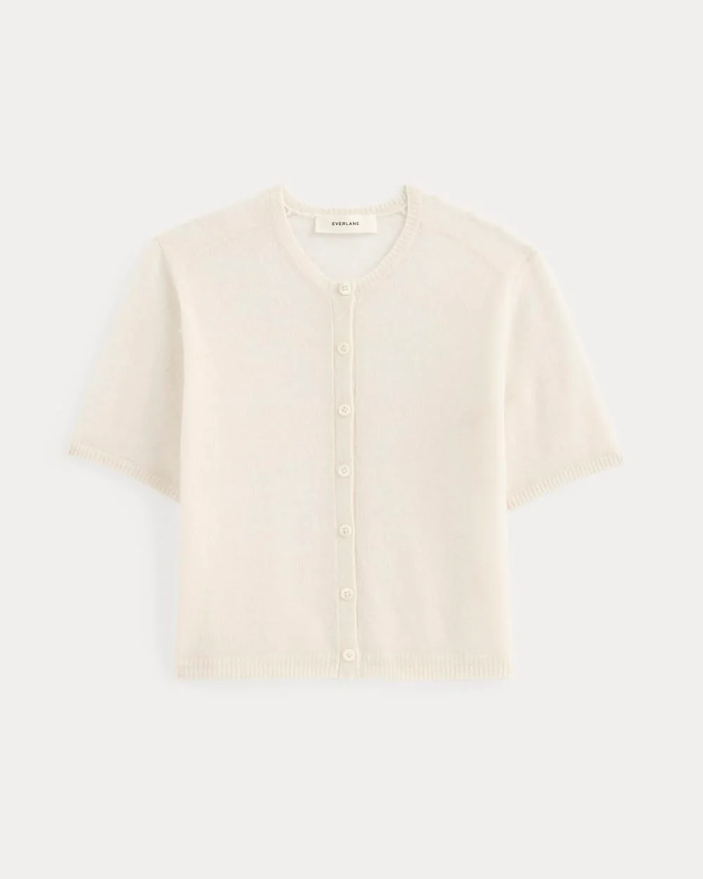 The Air Alpaca™ Short-Sleeve Cardigan | Birch - Image 2