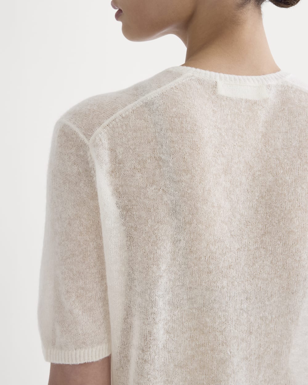 The Air Alpaca™ Short-Sleeve Cardigan | Birch - Image 4