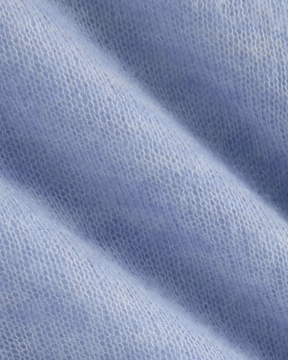 The Air Alpaca™ Short-Sleeve Cardigan | Soft Blue - Image 6