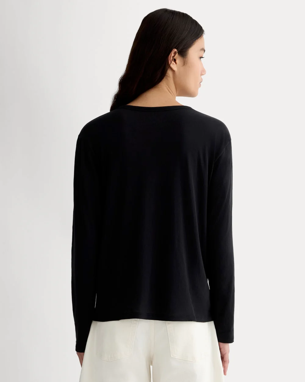 The Air Long-Sleeve Tee | Black - Image 4