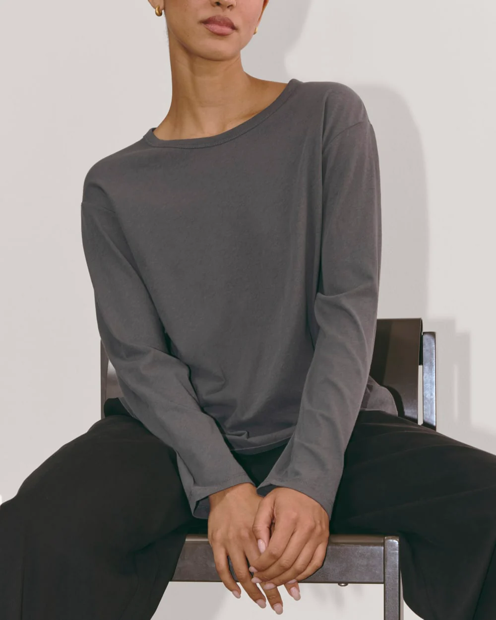 The Air Long-Sleeve Tee | Graphite - Image 4