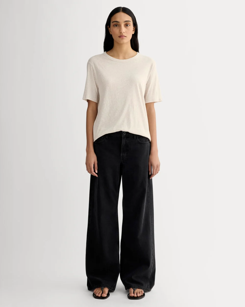 The Air Tee | Heathered Oat - Image 3