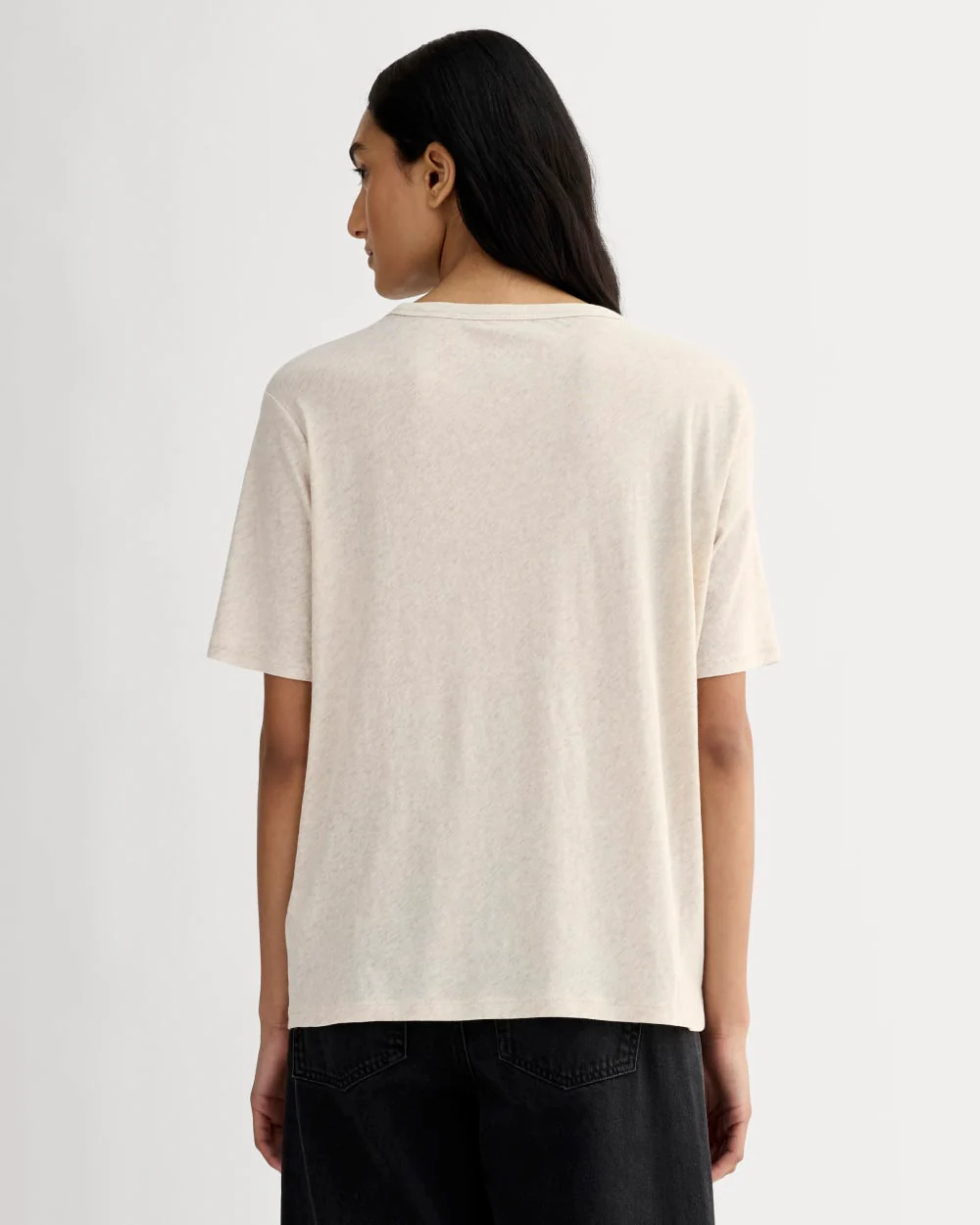 The Air Tee | Heathered Oat - Image 4