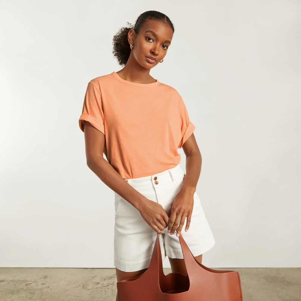 The Air Tee | Orange Chiffon - Image 6