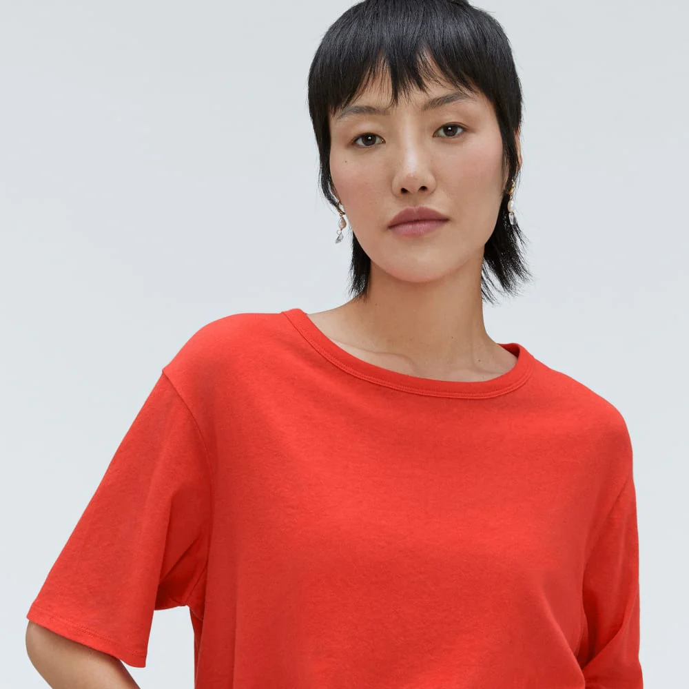 The Air Tee | Red Orange - Image 4