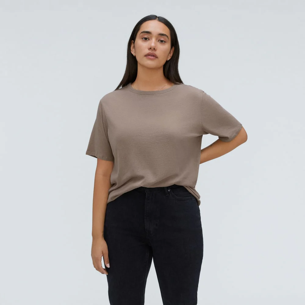 The Air Tee | Taupe Grey
