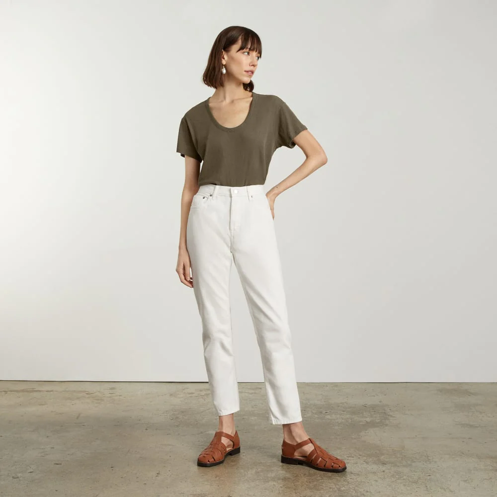 The Air Scoop-Neck Tee | Beech - Image 5