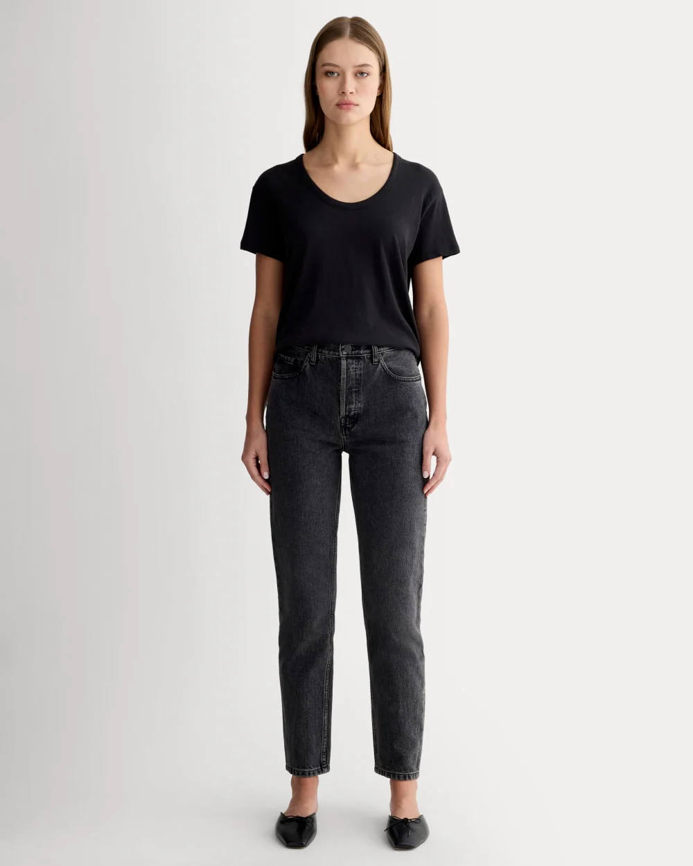 The Air Scoop-Neck Tee | Black - Image 3