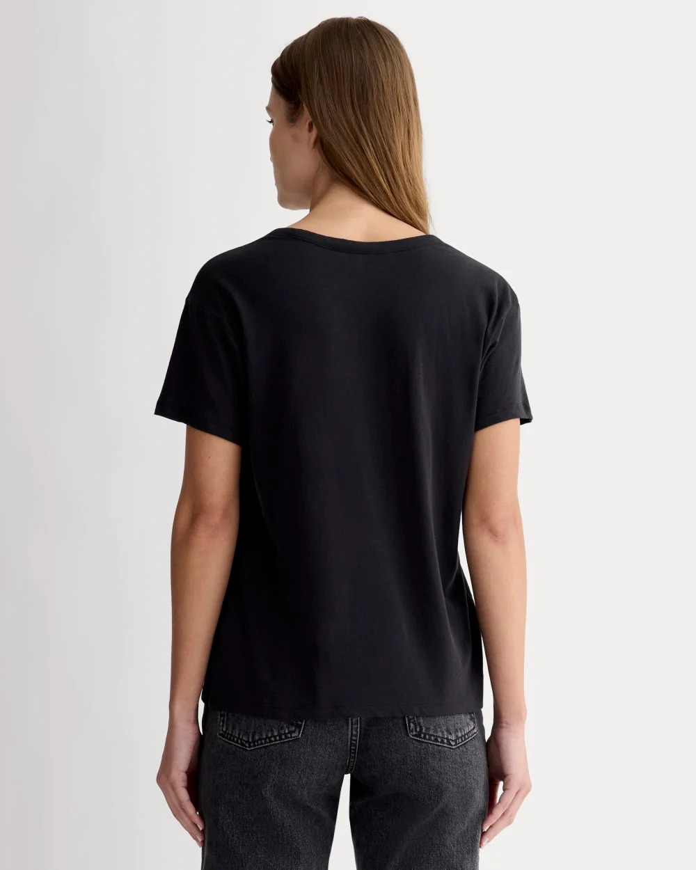 The Air Scoop-Neck Tee | Black - Image 4