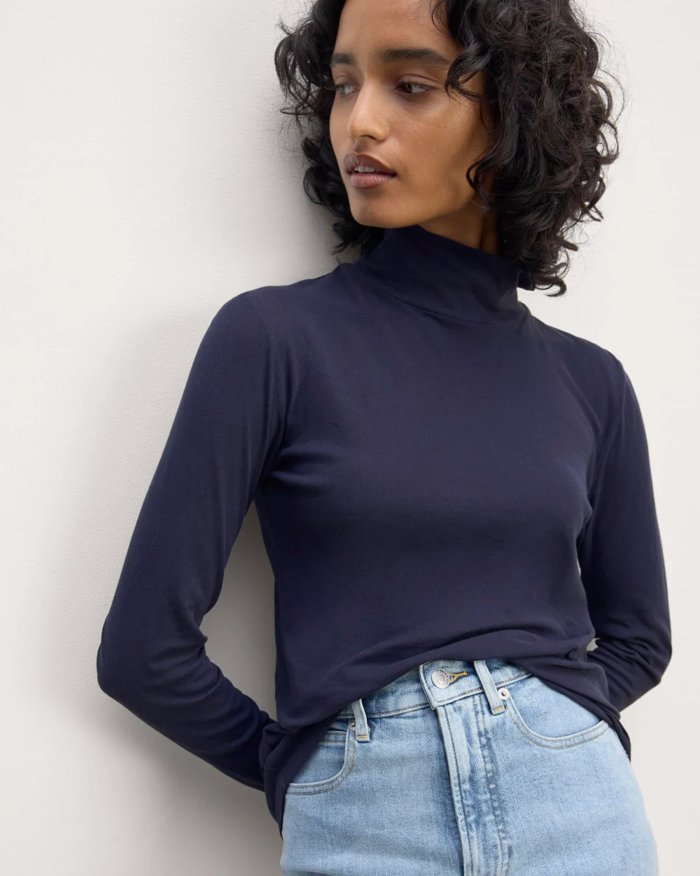 The Air Turtleneck | Navy - Image 3