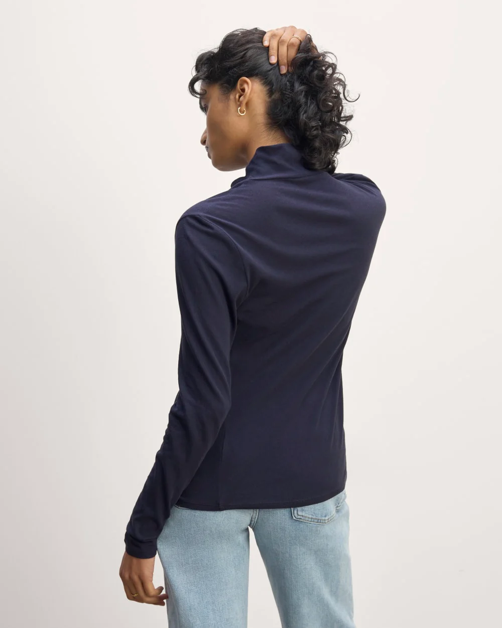 The Air Turtleneck | Navy - Image 4