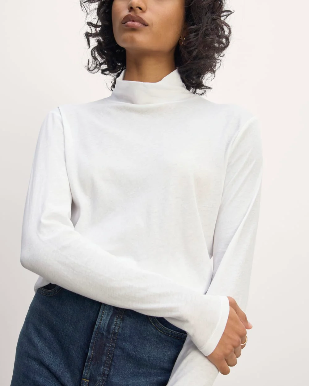 The Air Turtleneck | White - Image 3