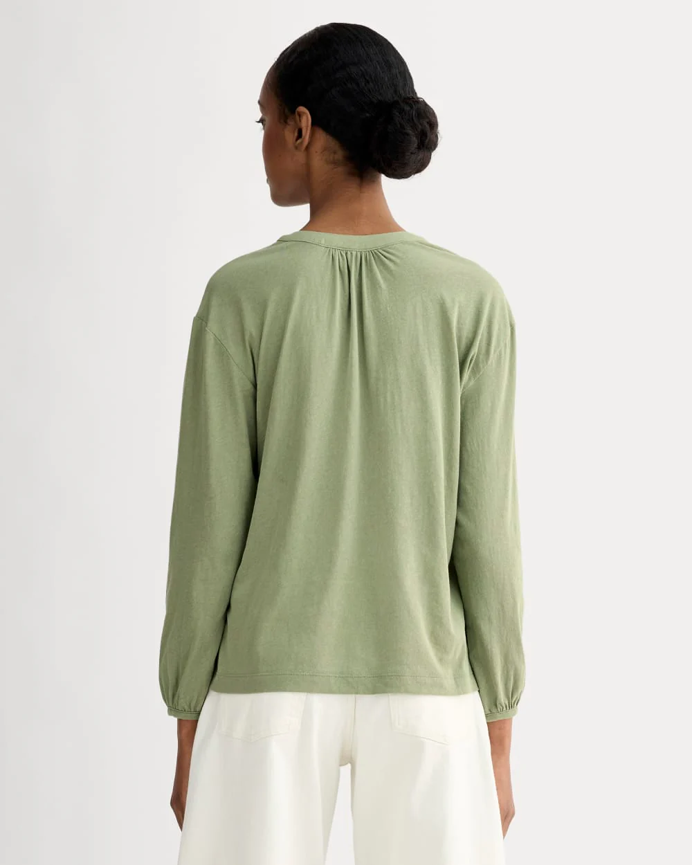 The Air V-Neck Henley | Sagebrush - Image 5
