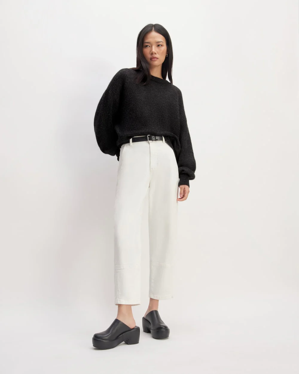 The Cocoon Crew in Alpaca | Heathered Black - Image 3