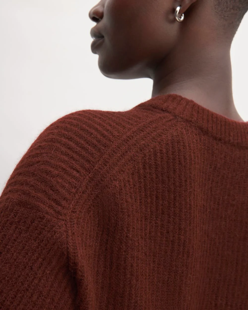 The Cocoon Crew in Alpaca | Burgundy - Image 5