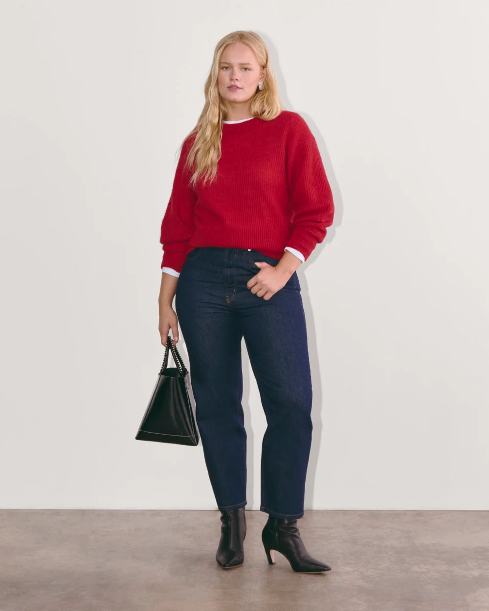 The Cocoon Crew in Alpaca | Berry Red - Image 4