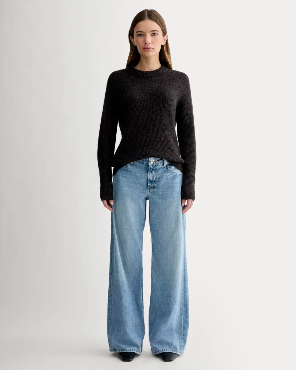 The Cocoon Crew in Alpaca | Heathered Black - Image 3