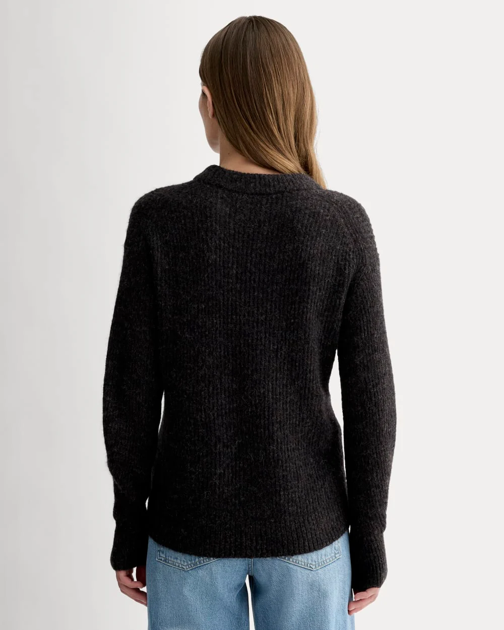The Cocoon Crew in Alpaca | Heathered Black - Image 5
