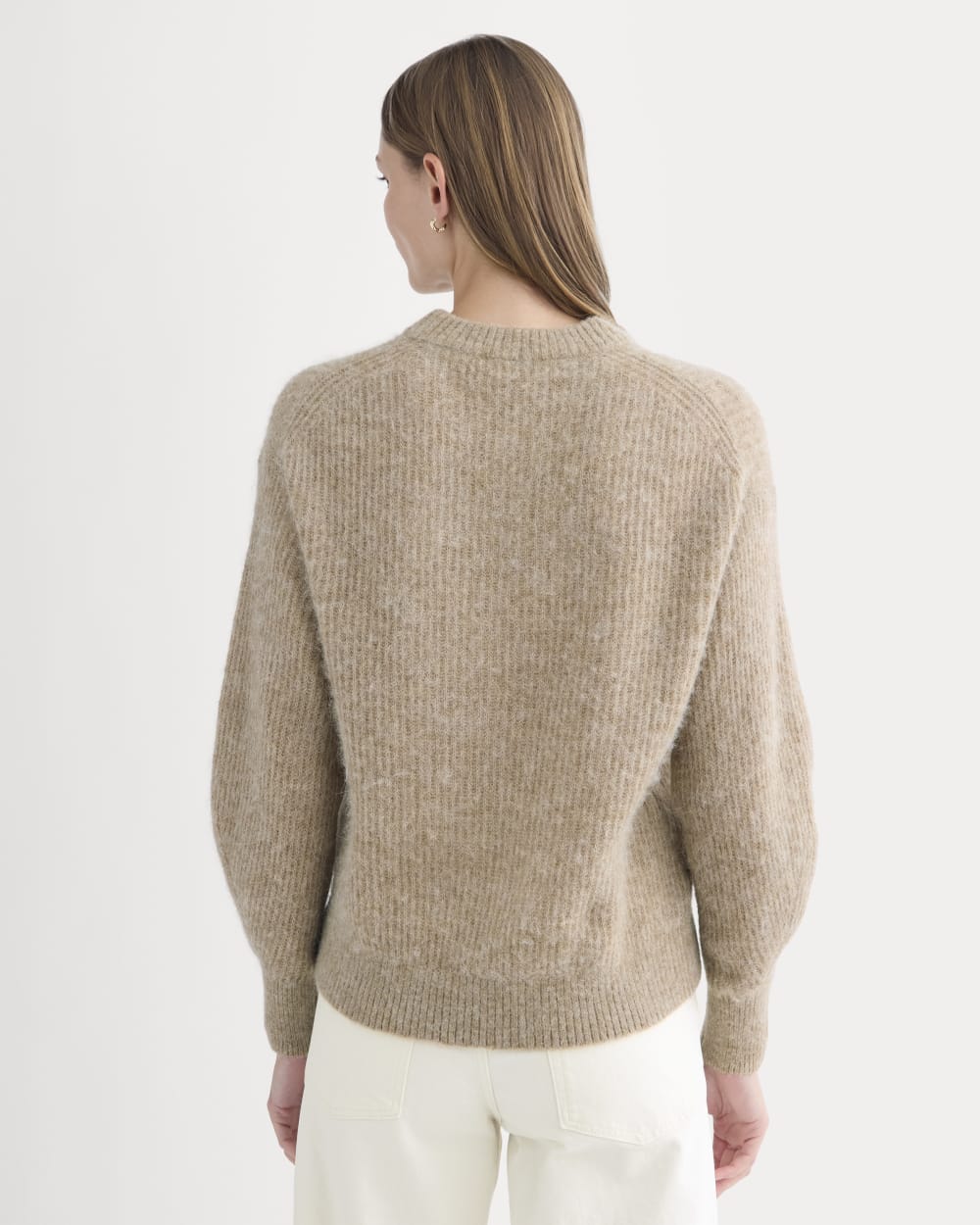The Cocoon Crew in Alpaca | Dark Heathered Camel - Image 5