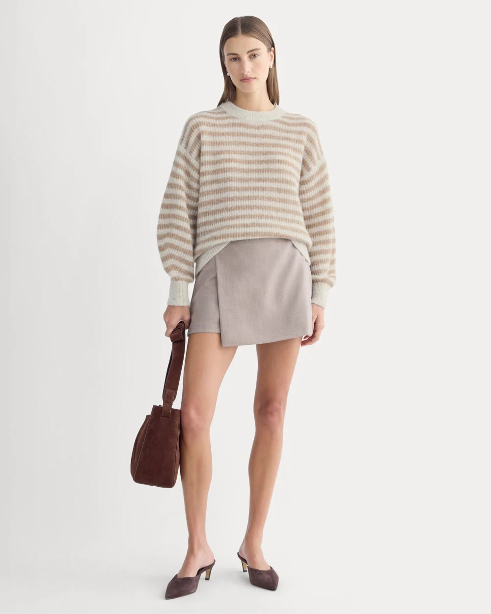 The Cocoon Crew in Alpaca | Mallow Heather/Camel - Image 3