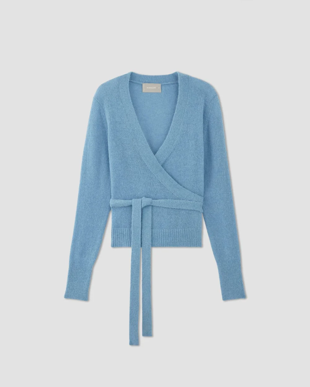The Alpaca Wrap Sweater | Heritage Blue - Image 2