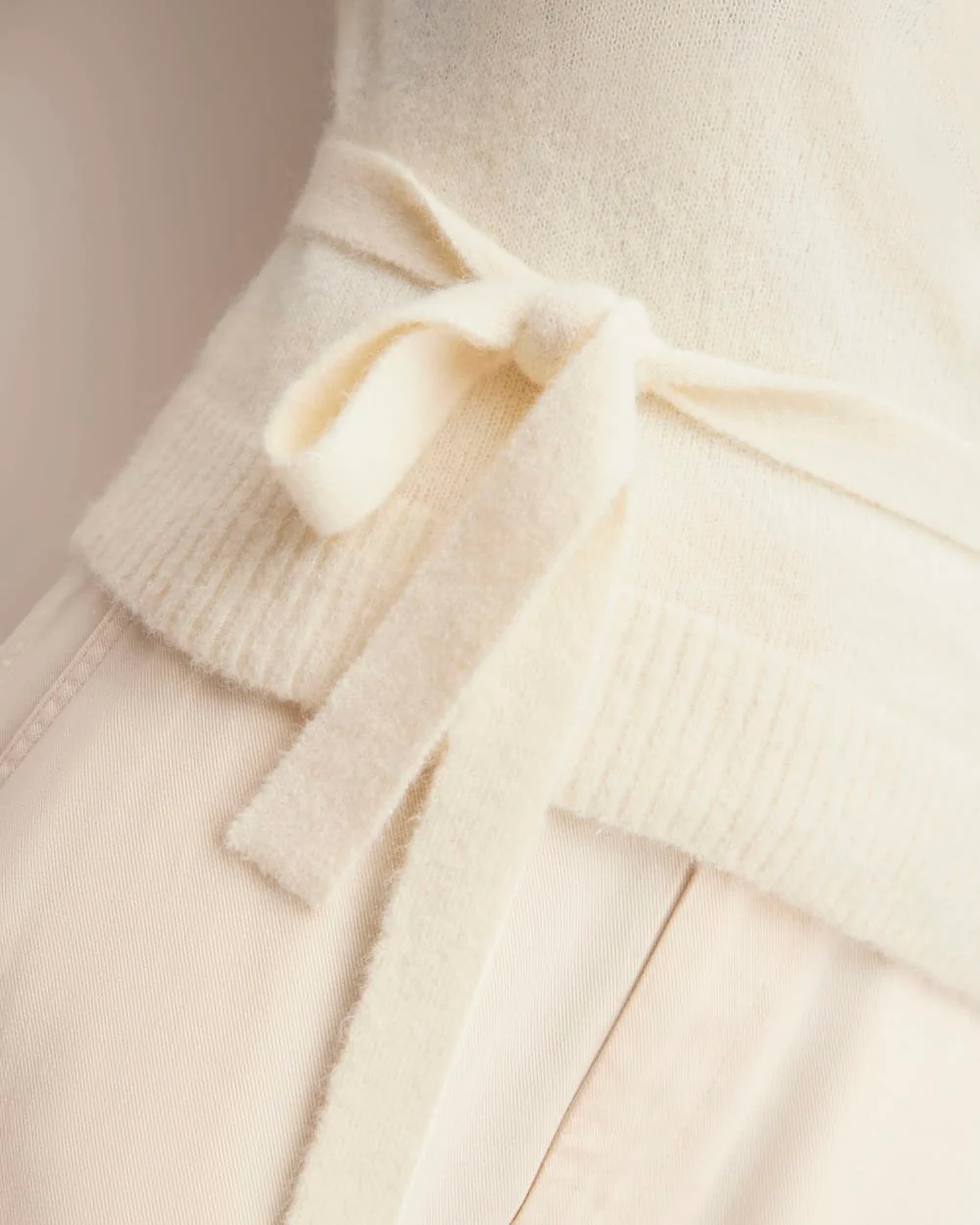 The Alpaca Wrap Sweater | Snow - Image 5