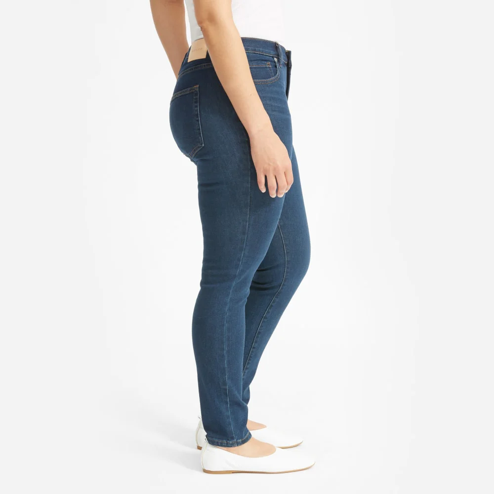 The Authentic Stretch High-Rise Skinny | Dark Blue Wash | 28.5" Inseam - Image 12