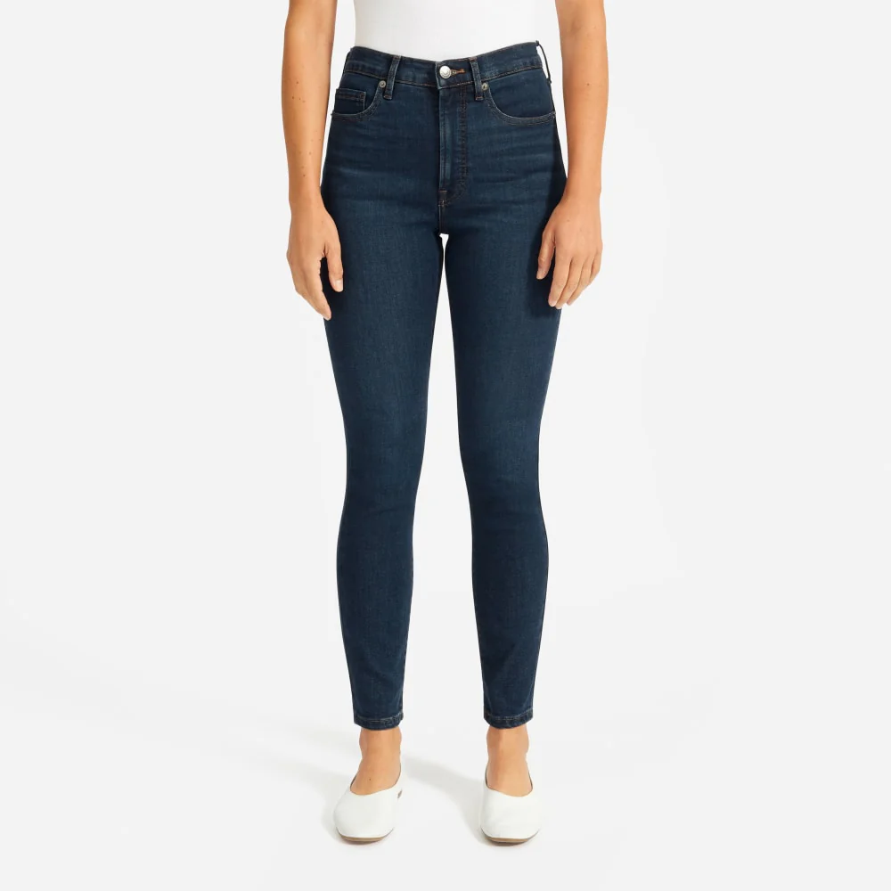The Authentic Stretch High-Rise Skinny | Deep Indigo | 26.5" Inseam - Image 10