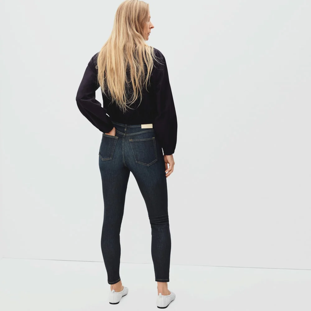 The Authentic Stretch High-Rise Skinny | Deep Indigo | 26.5" Inseam - Image 13