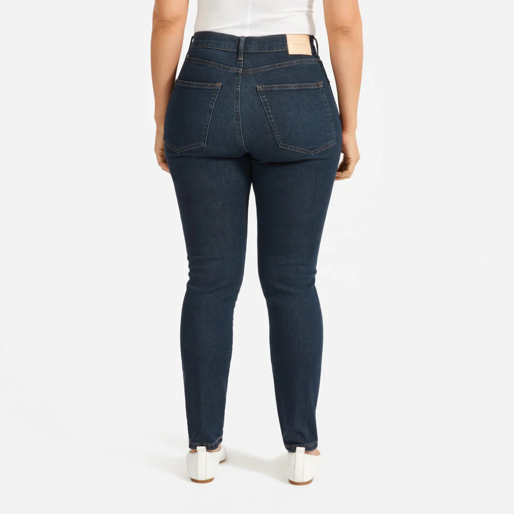 The Authentic Stretch High-Rise Skinny | Deep Indigo | 26.5" Inseam - Image 6