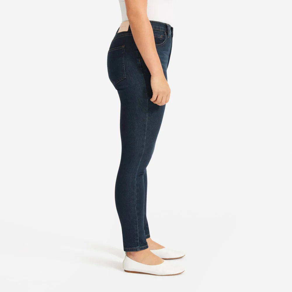 The Authentic Stretch High-Rise Skinny | Deep Indigo | 26.5" Inseam - Image 8