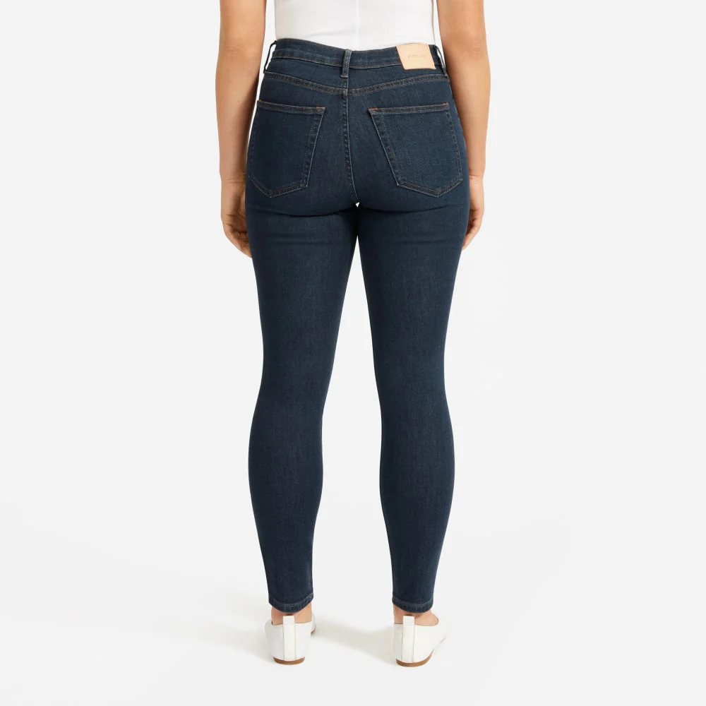 The Authentic Stretch High-Rise Skinny | Deep Indigo | 26.5" Inseam - Image 9
