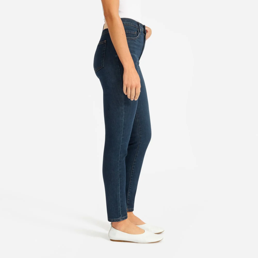 The Authentic Stretch High-Rise Skinny | Deep Indigo | 28.5" Inseam - Image 11