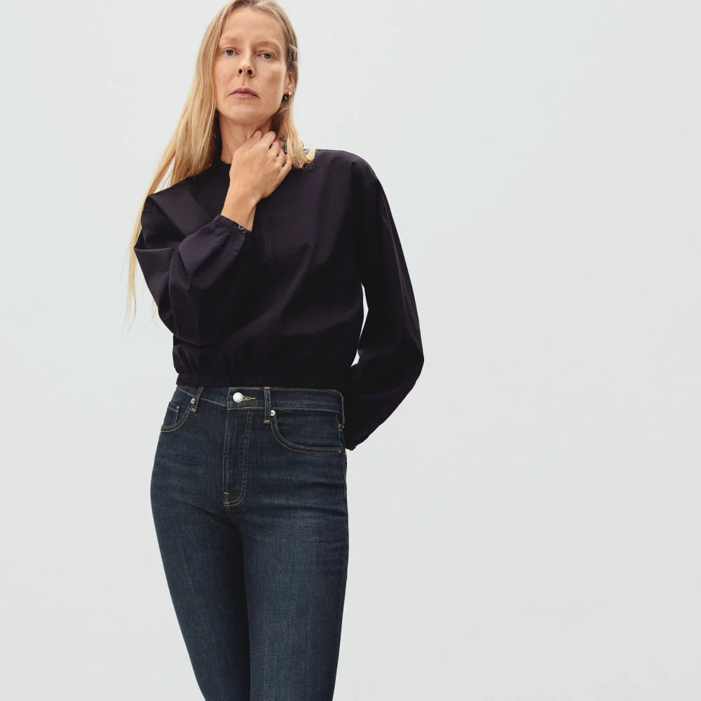 The Authentic Stretch High-Rise Skinny | Deep Indigo | 28.5" Inseam - Image 15