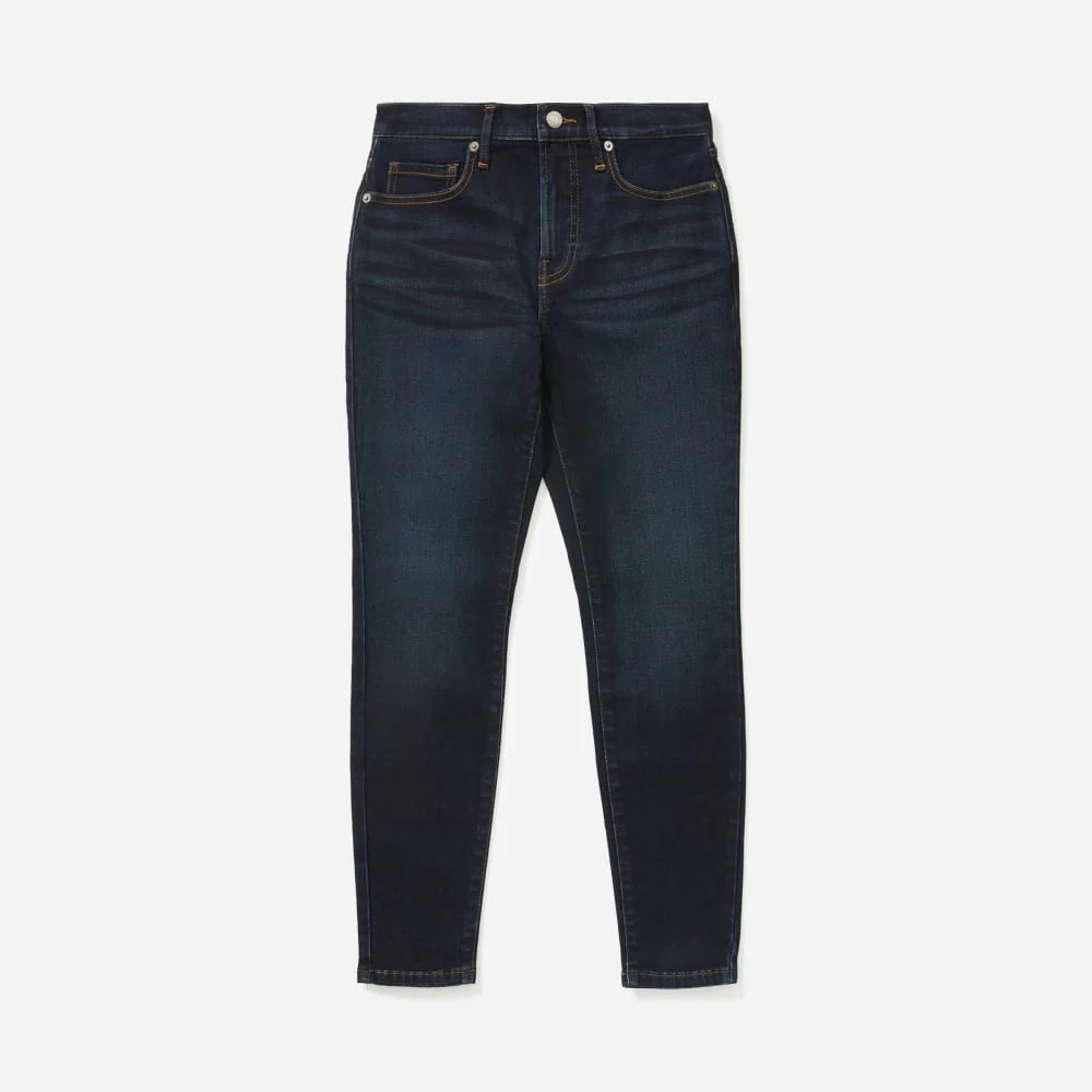 The Authentic Stretch High-Rise Skinny | Deep Indigo | 30.5" Inseam