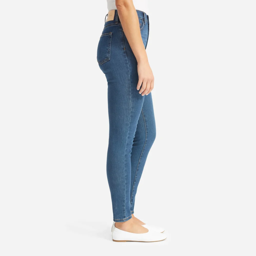 The Authentic Stretch High-Rise Skinny | Mid Blue | 28.5" Inseam - Image 10