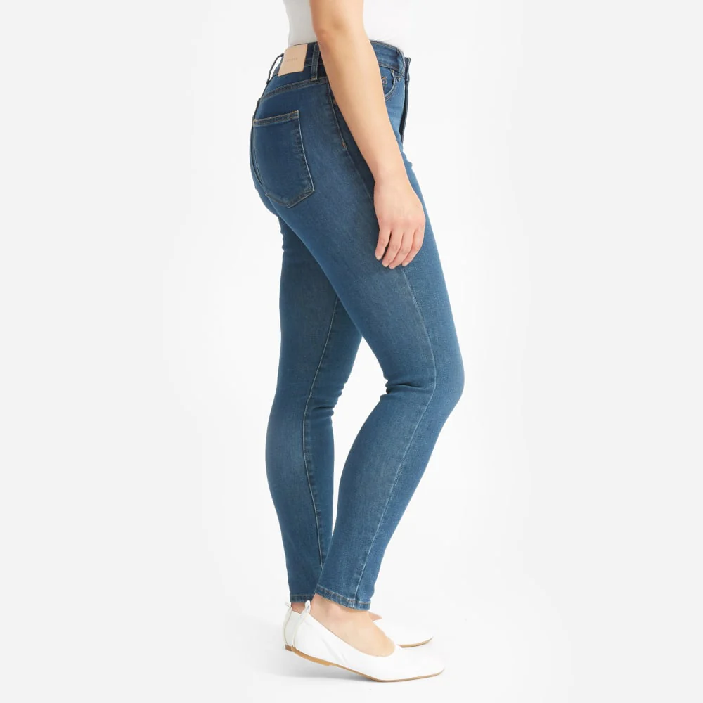 The Authentic Stretch High-Rise Skinny | Mid Blue | 28.5" Inseam - Image 11