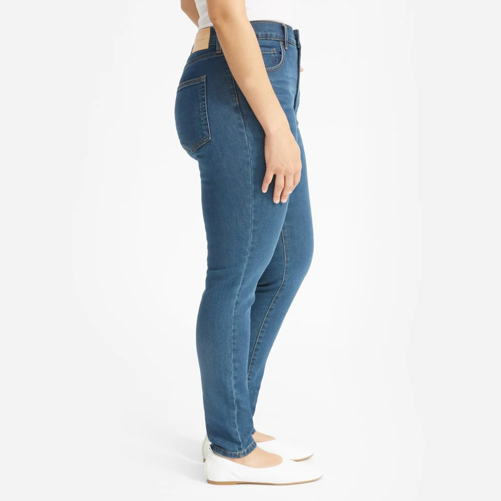 The Authentic Stretch High-Rise Skinny | Mid Blue | 28.5" Inseam - Image 12