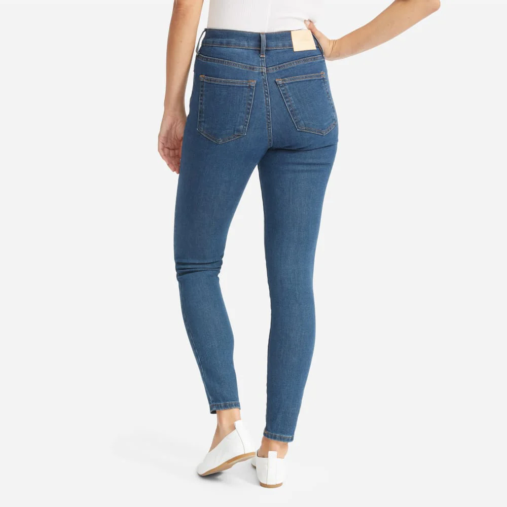 The Authentic Stretch High-Rise Skinny | Mid Blue | 28.5" Inseam - Image 13