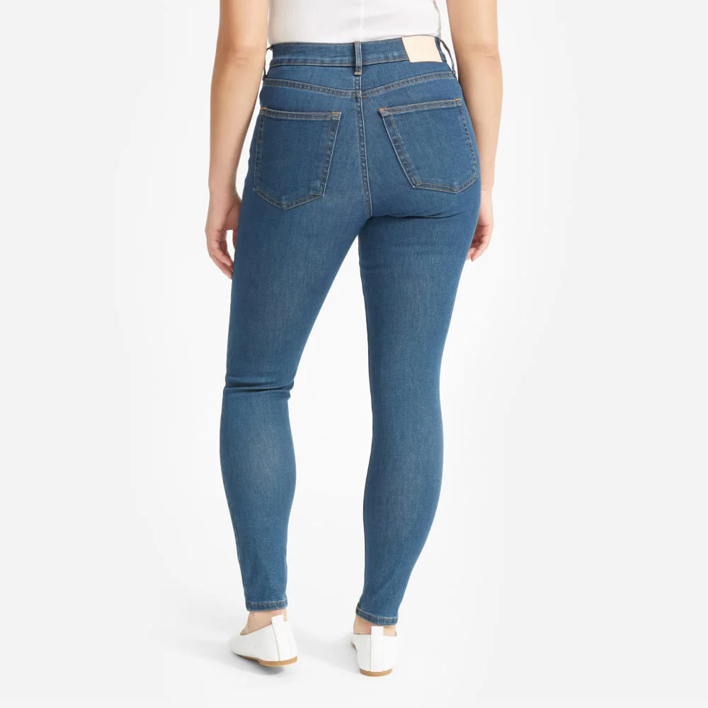 The Authentic Stretch High-Rise Skinny | Mid Blue | 28.5" Inseam - Image 14