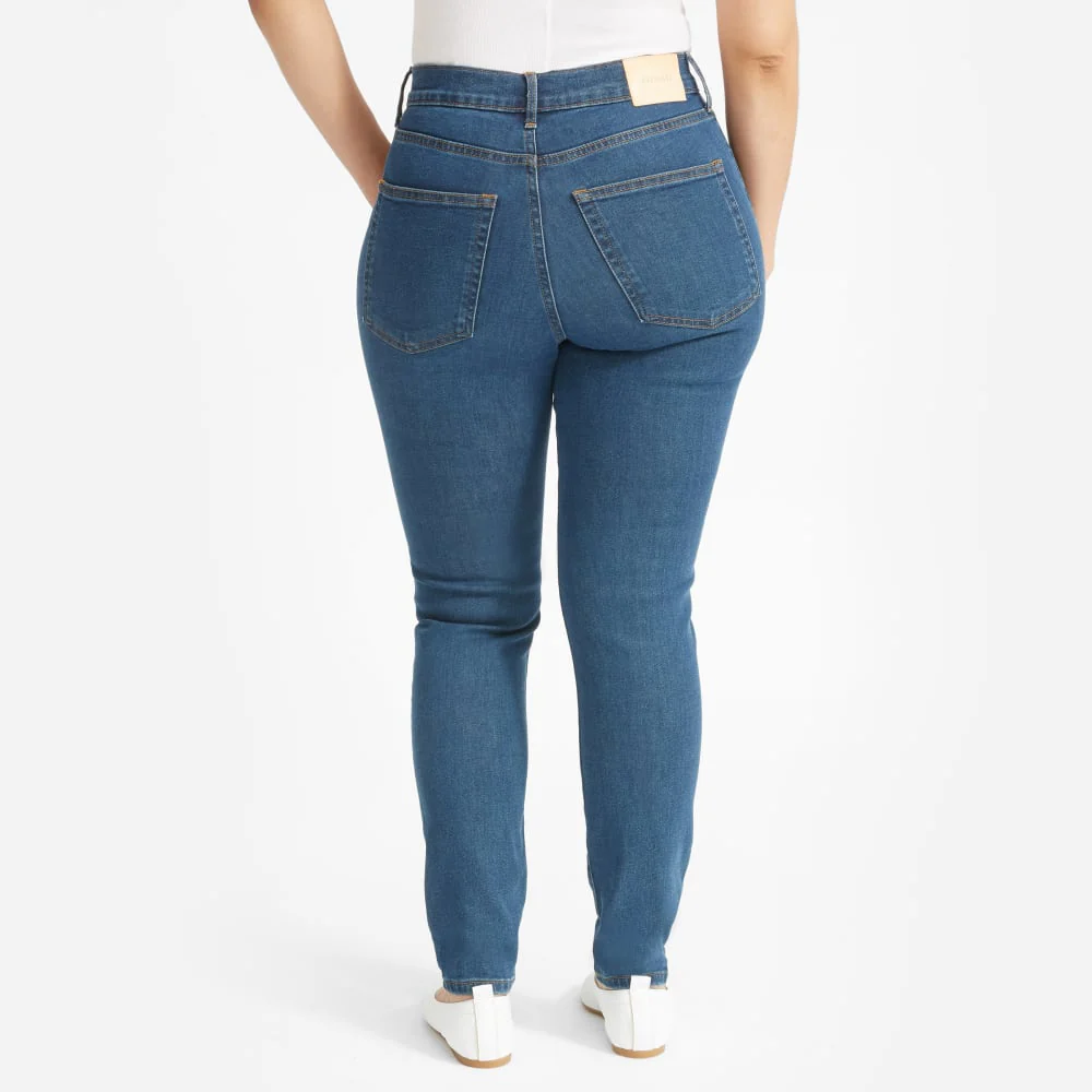 The Authentic Stretch High-Rise Skinny | Mid Blue | 28.5" Inseam - Image 15