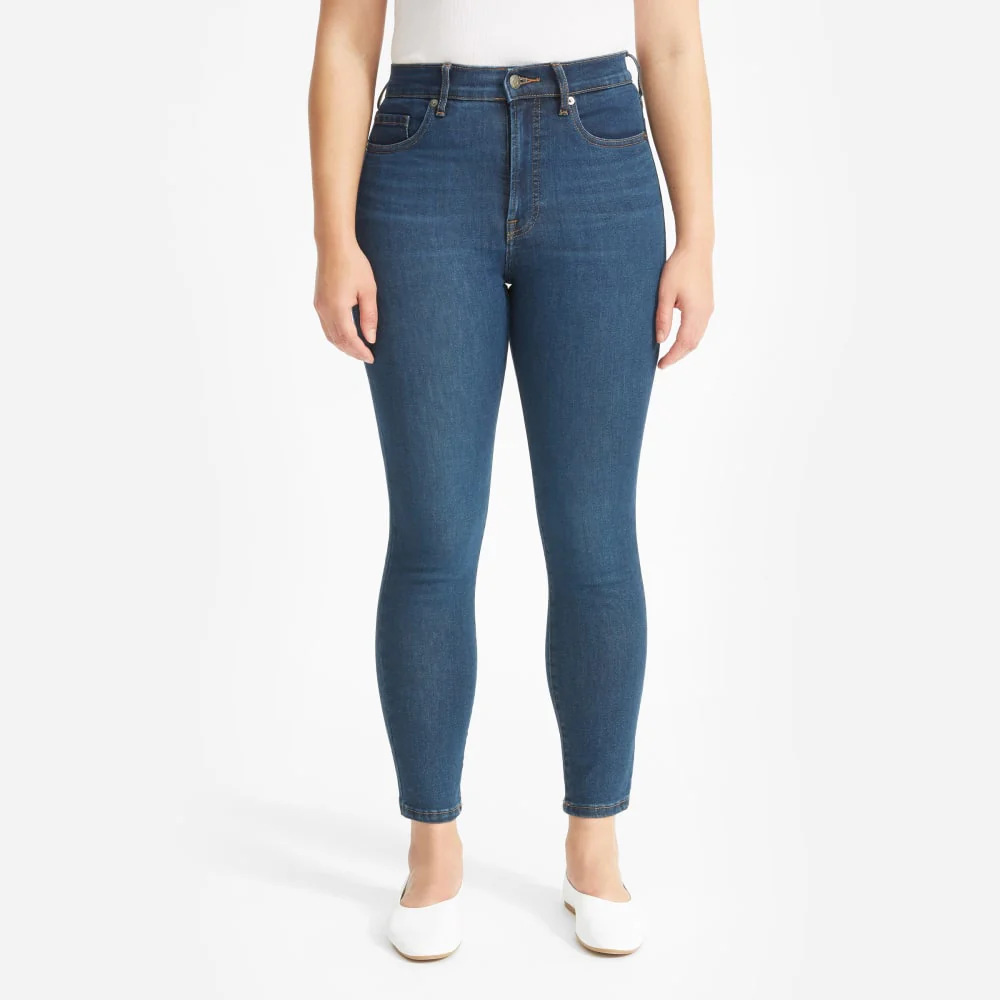 The Authentic Stretch High-Rise Skinny | Dark Blue Wash | 26.5" Inseam - Image 10