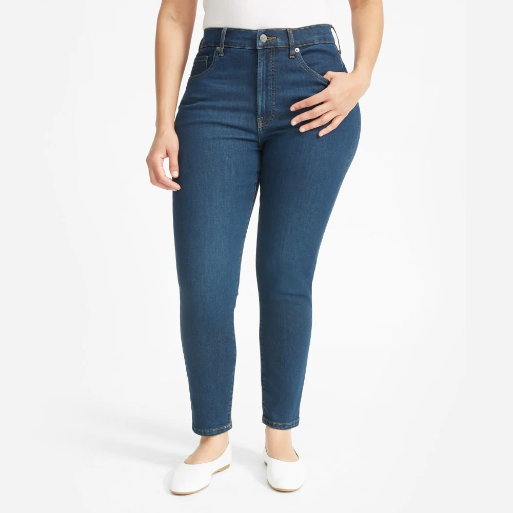 The Authentic Stretch High-Rise Skinny | Dark Blue Wash | 26.5" Inseam - Image 11