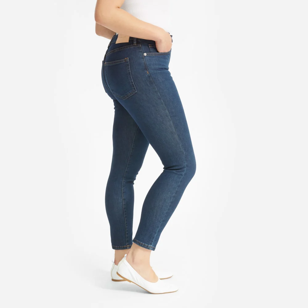 The Authentic Stretch High-Rise Skinny | Dark Blue Wash | 26.5" Inseam - Image 12