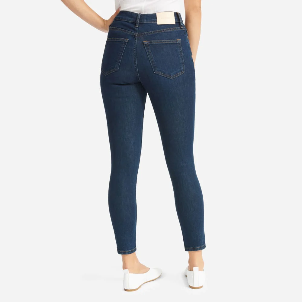 The Authentic Stretch High-Rise Skinny | Dark Blue Wash | 26.5" Inseam - Image 7