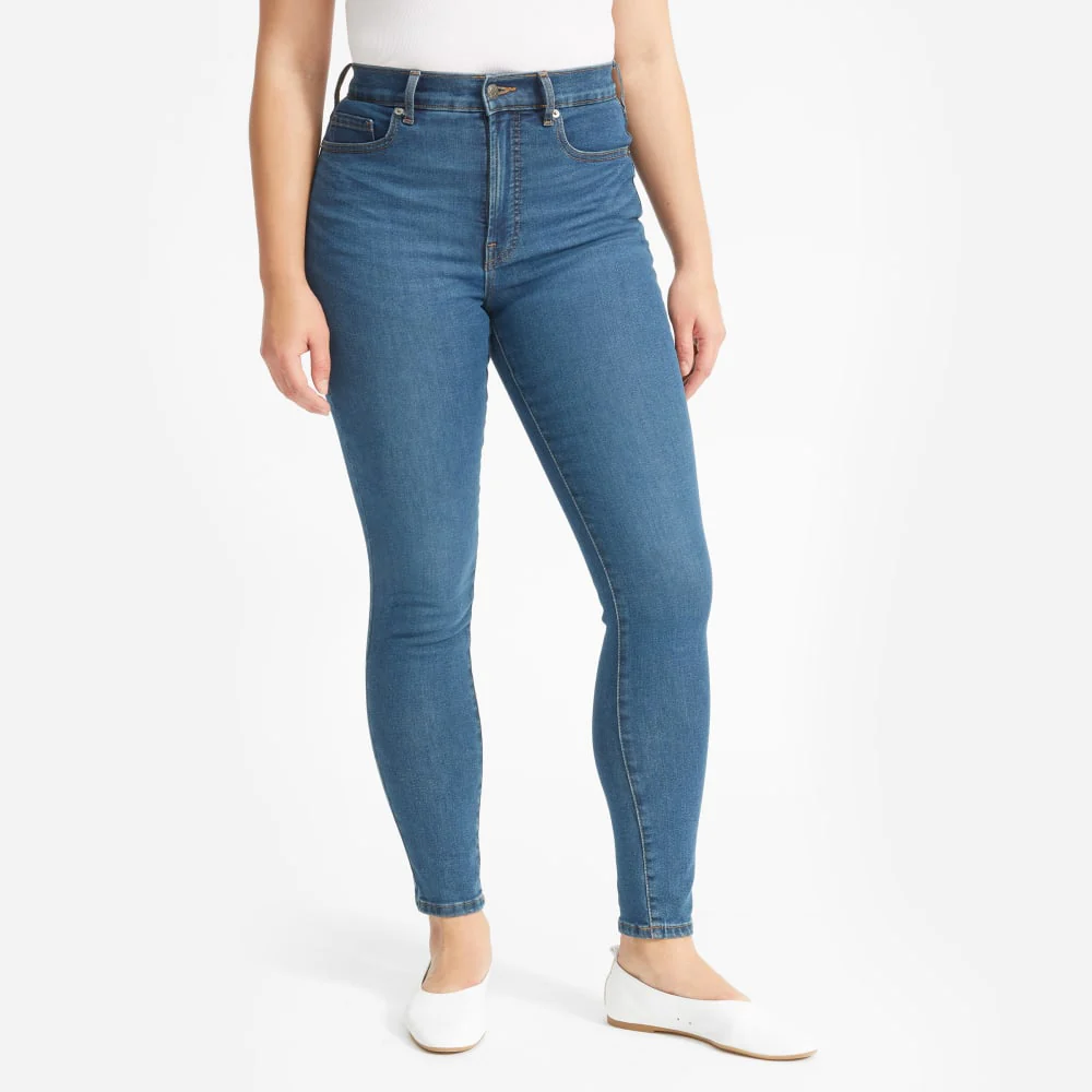 The Authentic Stretch High-Rise Skinny | Mid Blue | 26.5" Inseam - Image 11
