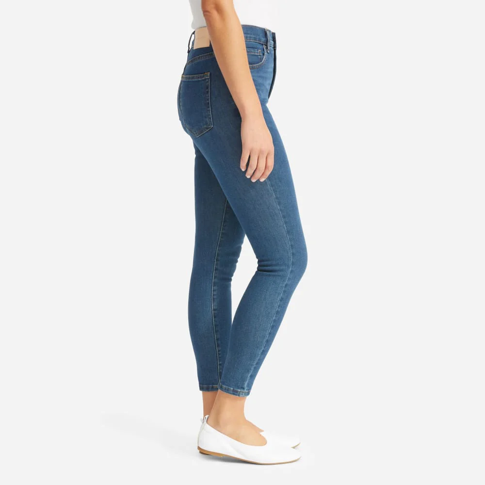 The Authentic Stretch High-Rise Skinny | Mid Blue | 26.5" Inseam - Image 12