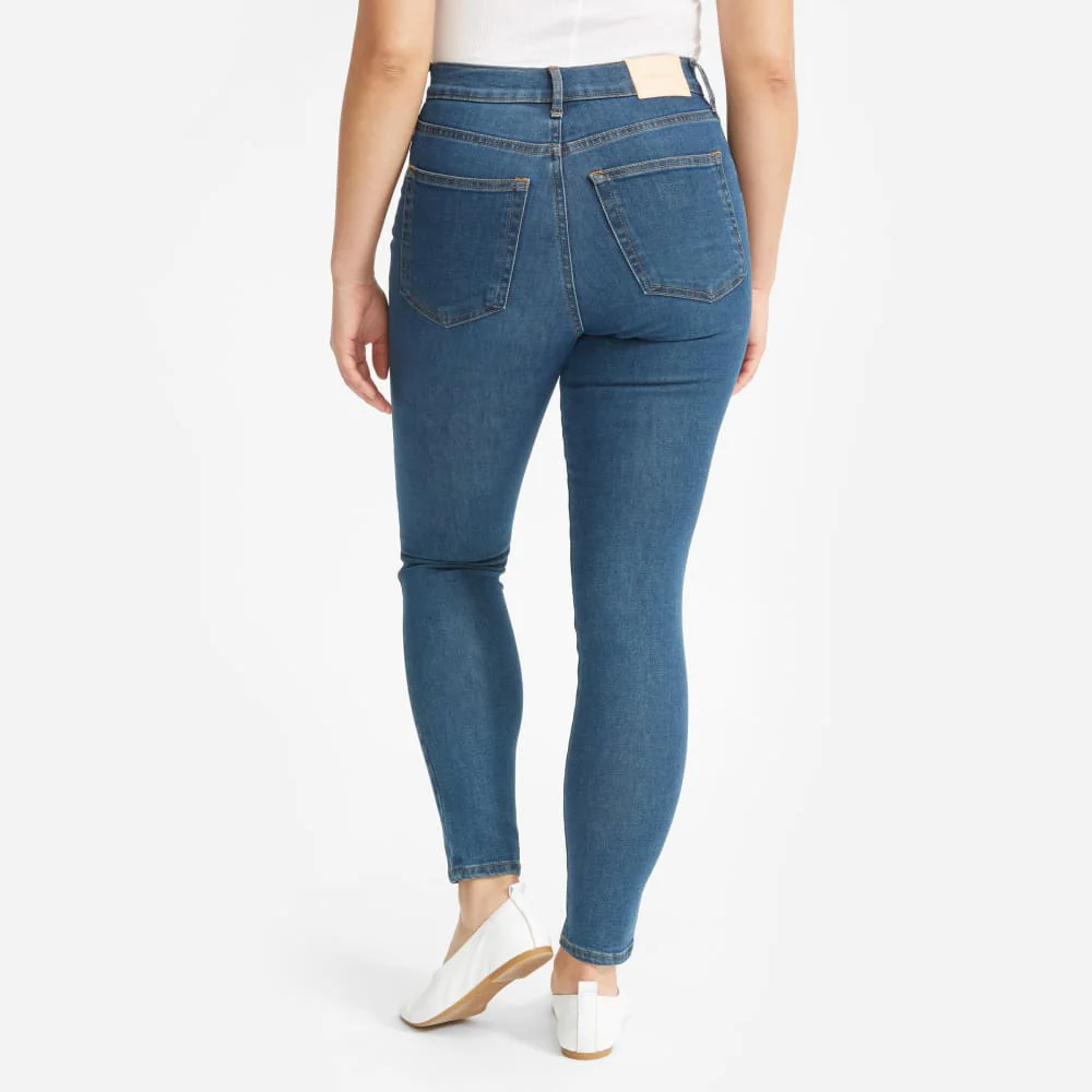 The Authentic Stretch High-Rise Skinny | Mid Blue | 26.5" Inseam - Image 15
