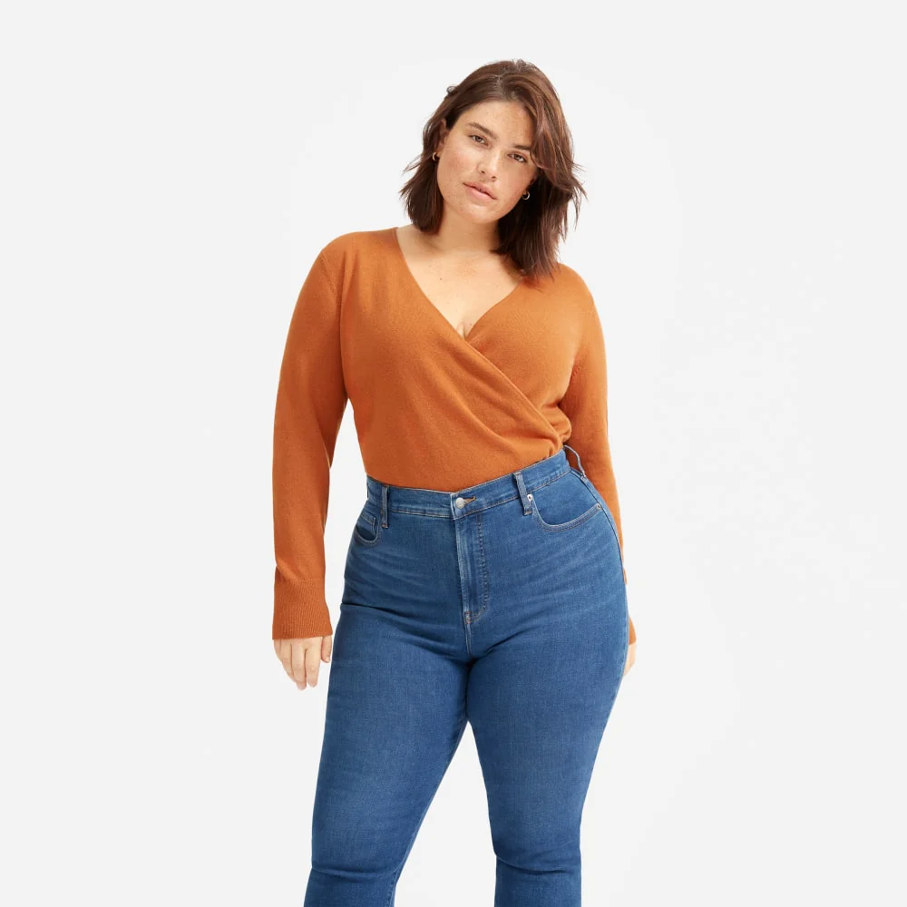 The Authentic Stretch High-Rise Skinny | Mid Blue | 26.5" Inseam - Image 4