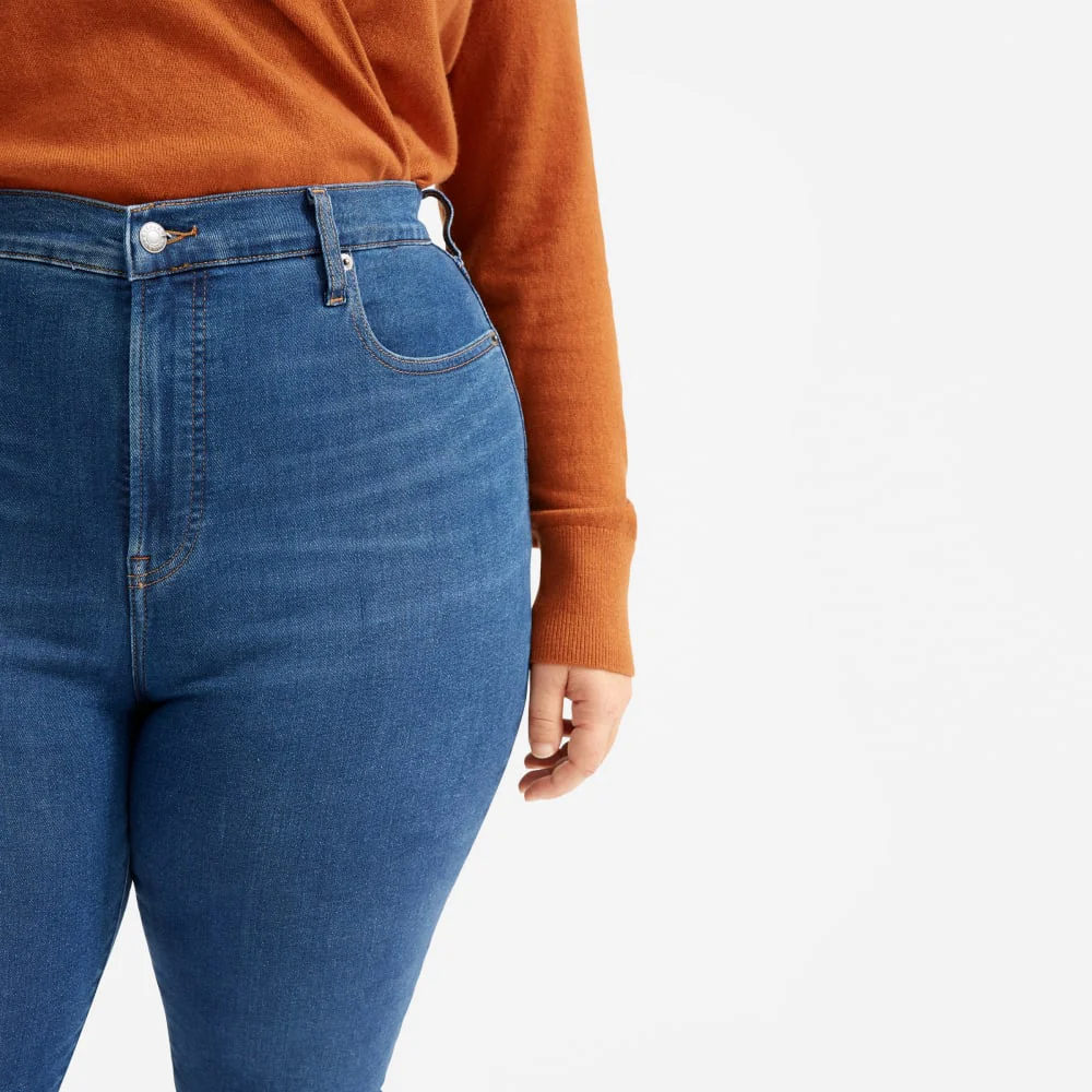 The Authentic Stretch High-Rise Skinny | Mid Blue | 26.5" Inseam - Image 6